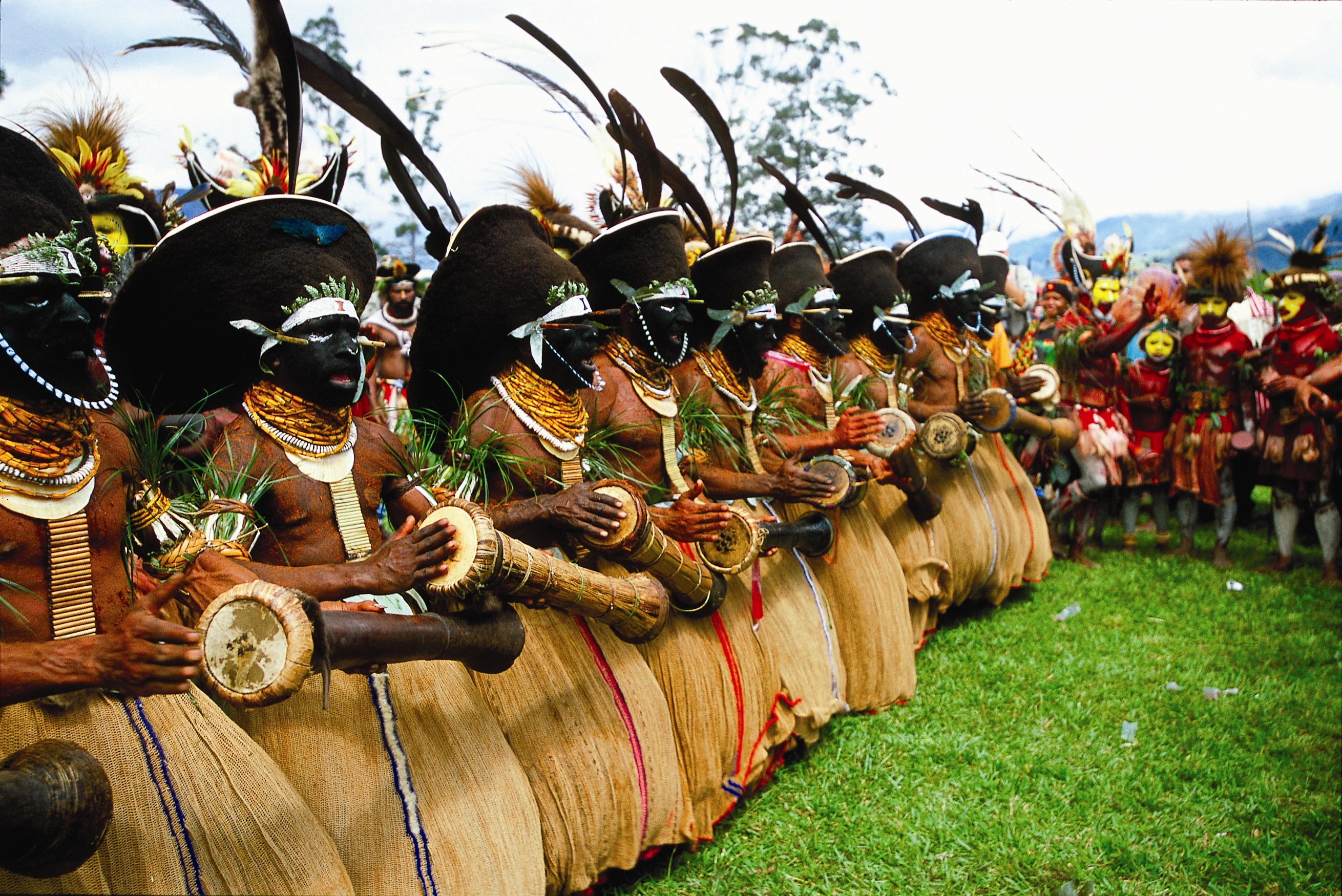 Stamm in Papua Neuguinea