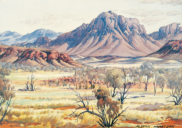 Mount Sonder, MacDonnell Ranges - National Gallery of Australia
