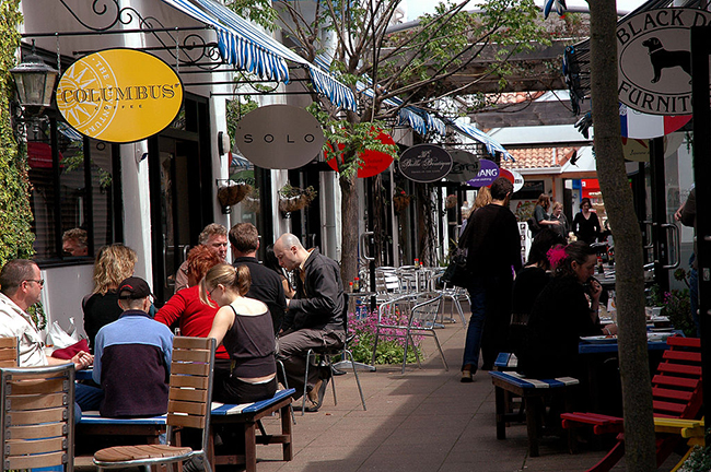 Beliebter Treffpunkt: die Cassabella Lane