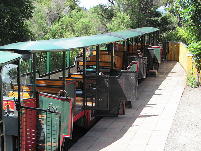 Wagen der Driving Creek Railway