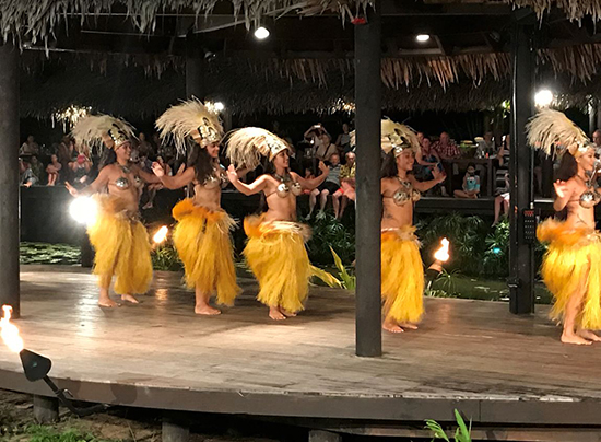 Dinnershow auf den Cook Inseln