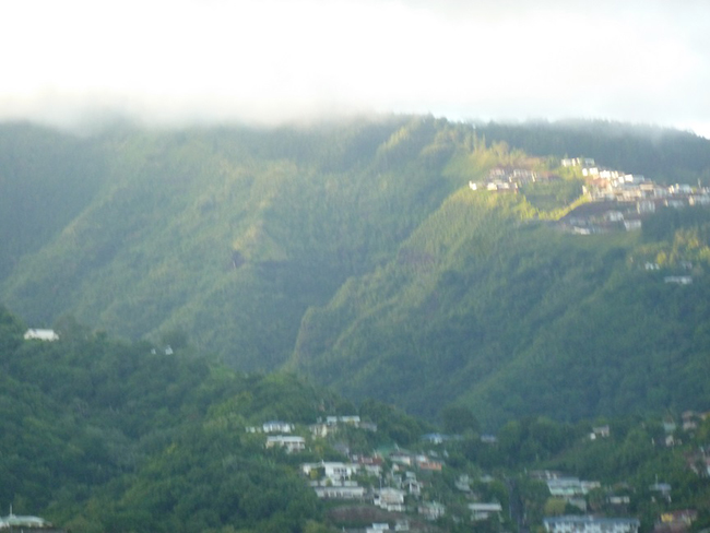 Abendpanorama über Papeete