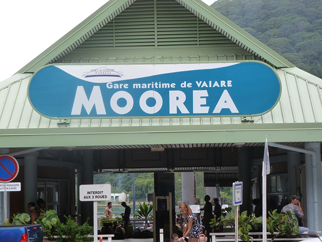 Ankunft in Moorea