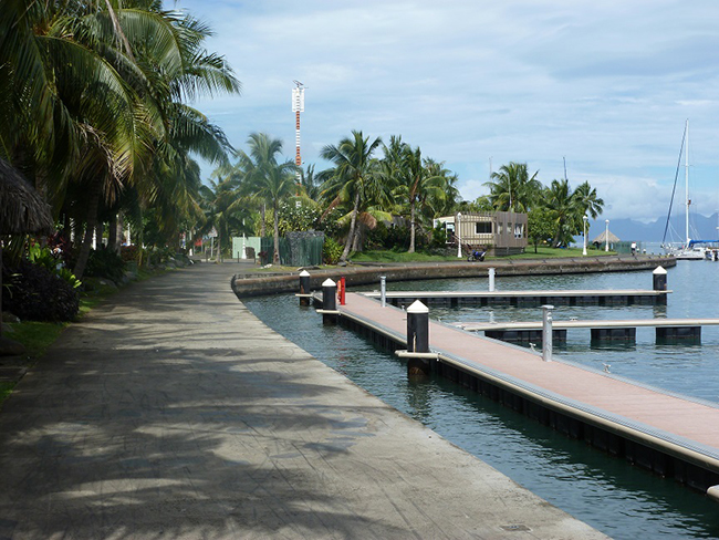 Die Hafenpromenade