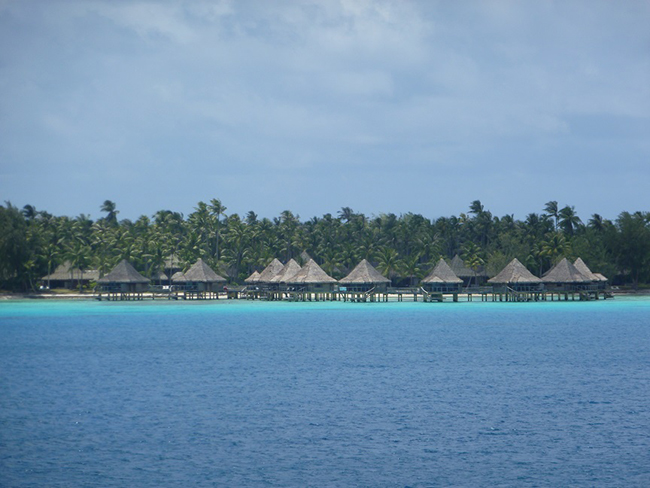 Overwater Bungalows in Rangiroa