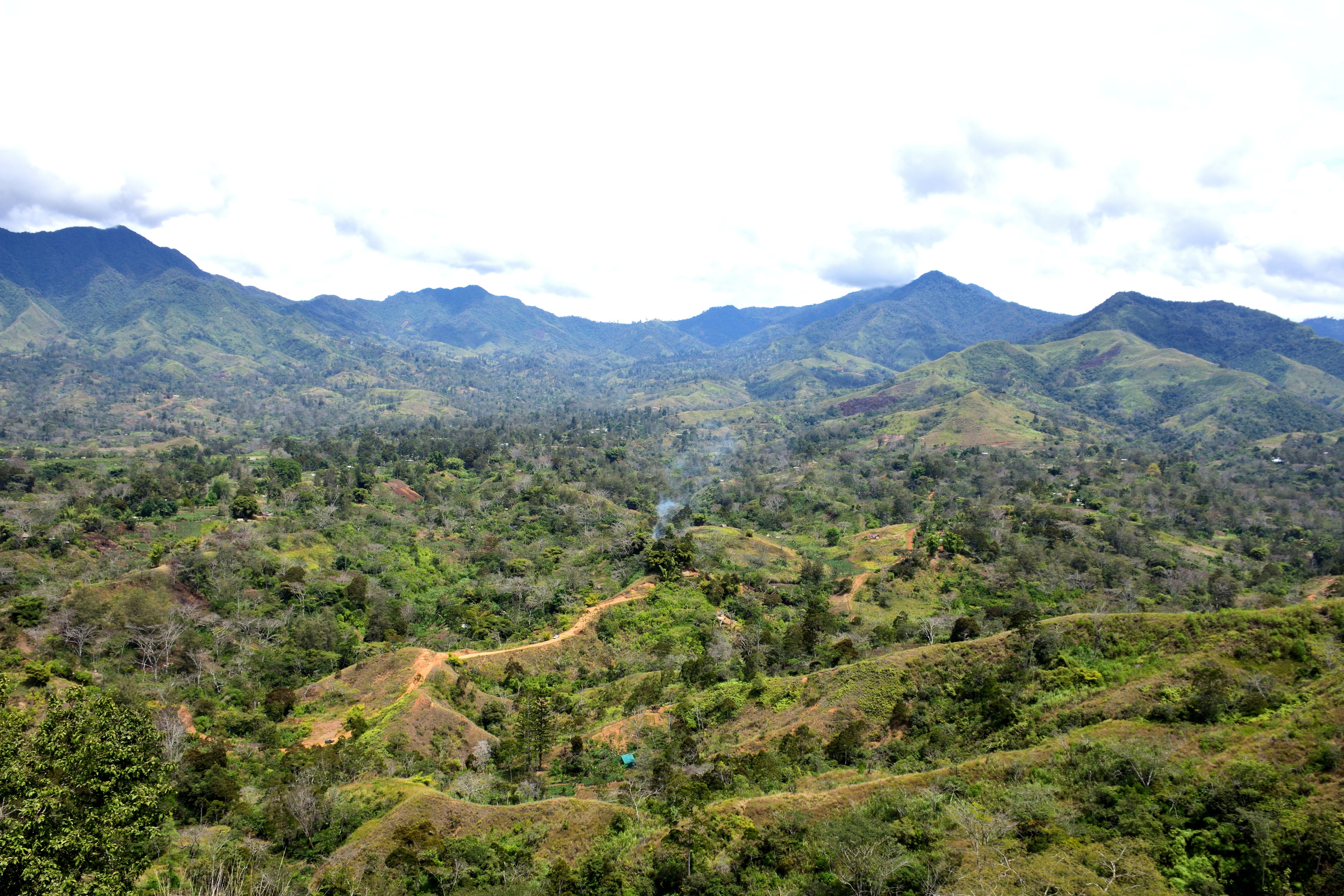 Ausblick auf die Bismarck-Range PNG