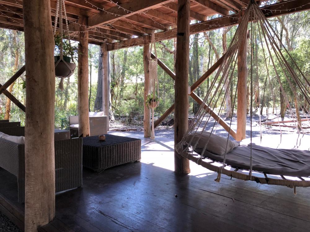 Glamping im Paperback Camp nahe der Jervis Bay Australien