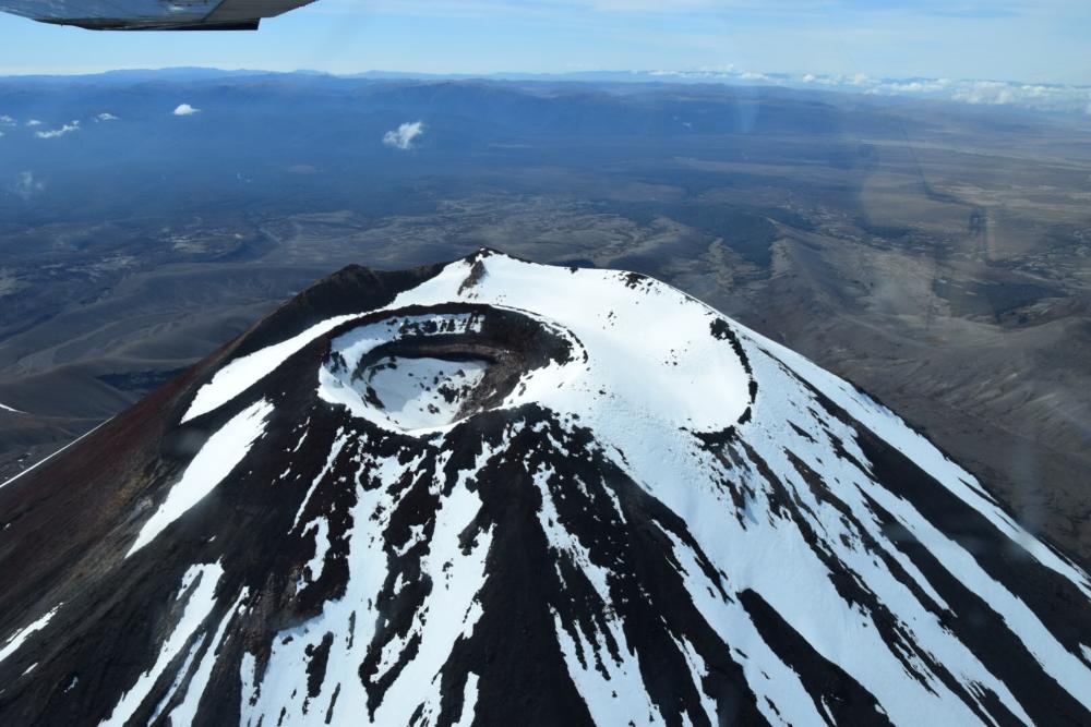 Helikopterflug über den Tongariro Nationalpark 