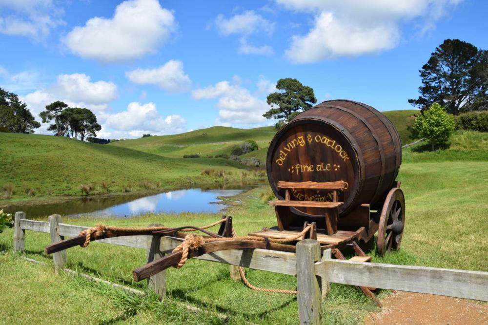 Hobbiton Filmkulisse Herr der Ringe