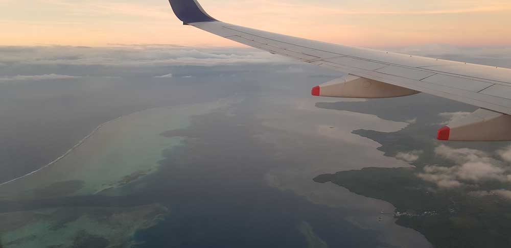 Flug nach Koror