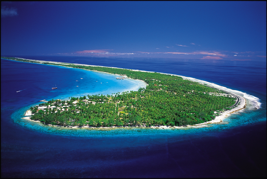 Rangiroa aus der Luft