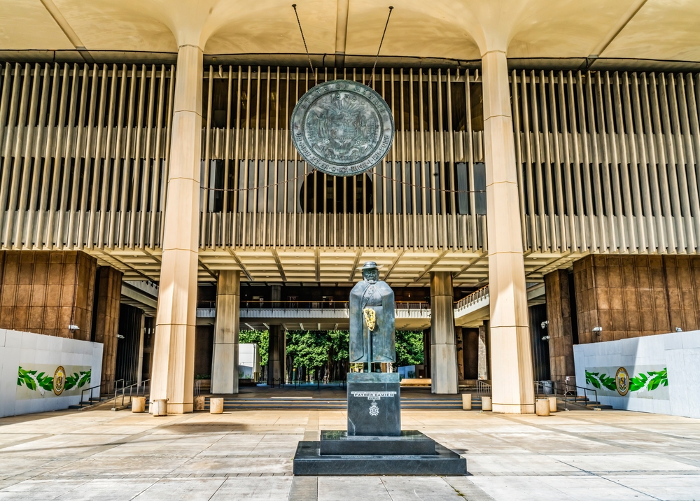 Father Damien Statue in Honolulu